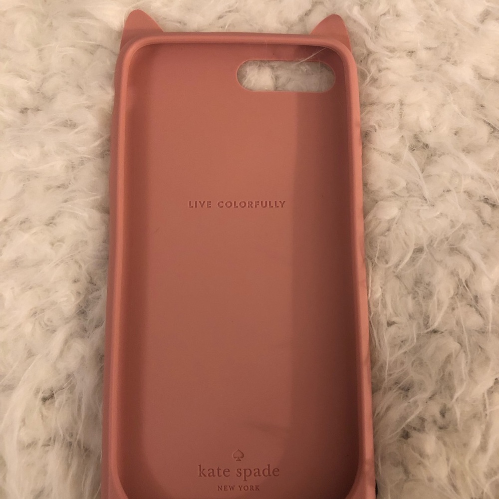 Kate Spade iPhone 7 + and 8+ cat phone case